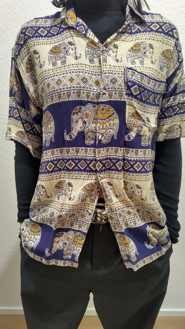 Hemden: Chemise éléphant d'Inde – Neu (gemäss Beschreibung) aus Sion von mel_z929