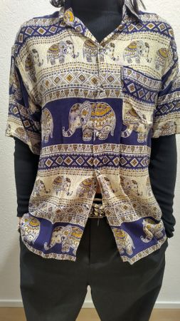 Chemise éléphant d'Inde