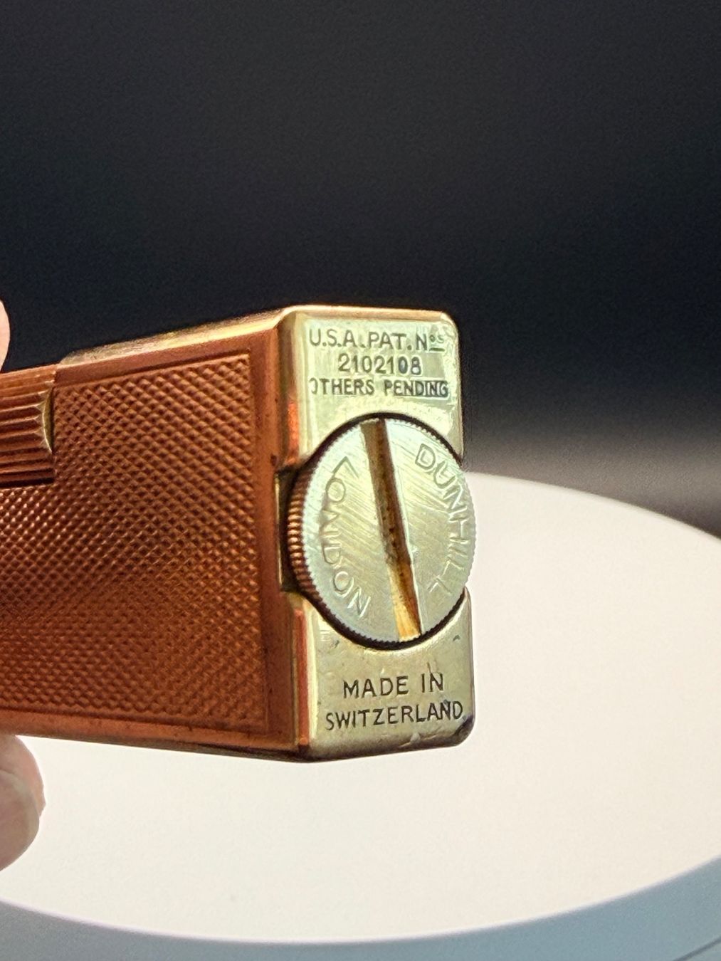 Dunhill Feuerzeuge: Dunhill London Rollalite – Gebraucht aus Onex von Blessup 9
