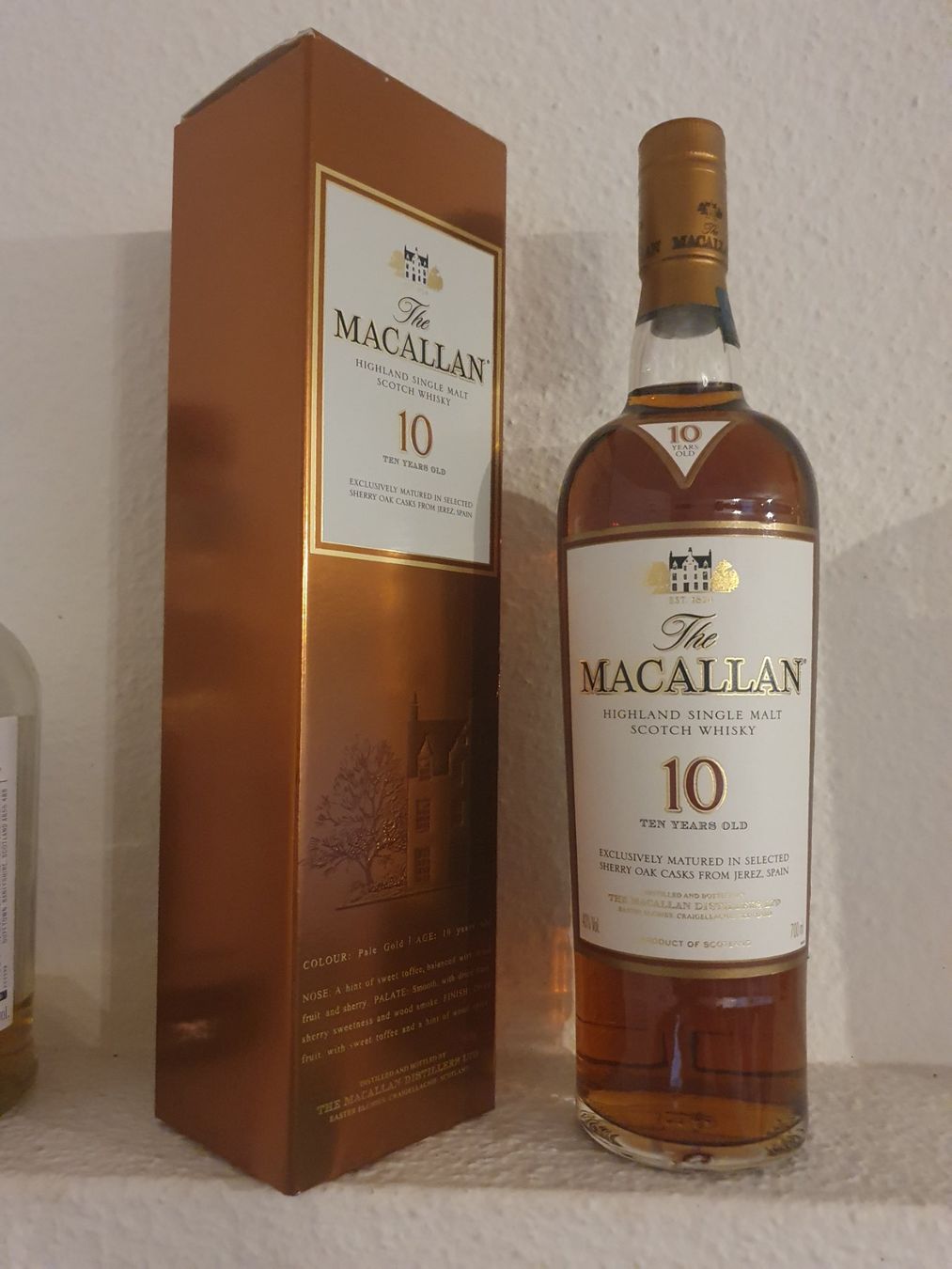 Macallan Spirituosen: Macallan Sherry oak 10y – Neu und originalverpackt aus Langnau am Albis von jer_pm72