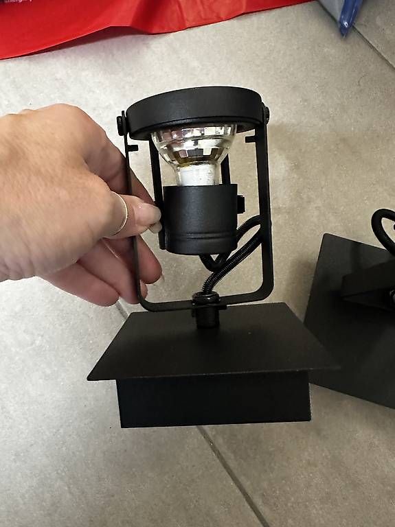 Lampade: Spot luci nuove nere  – Nuovo e nell'imballaggio originale da Mendrisio venduto da esthetic111 2