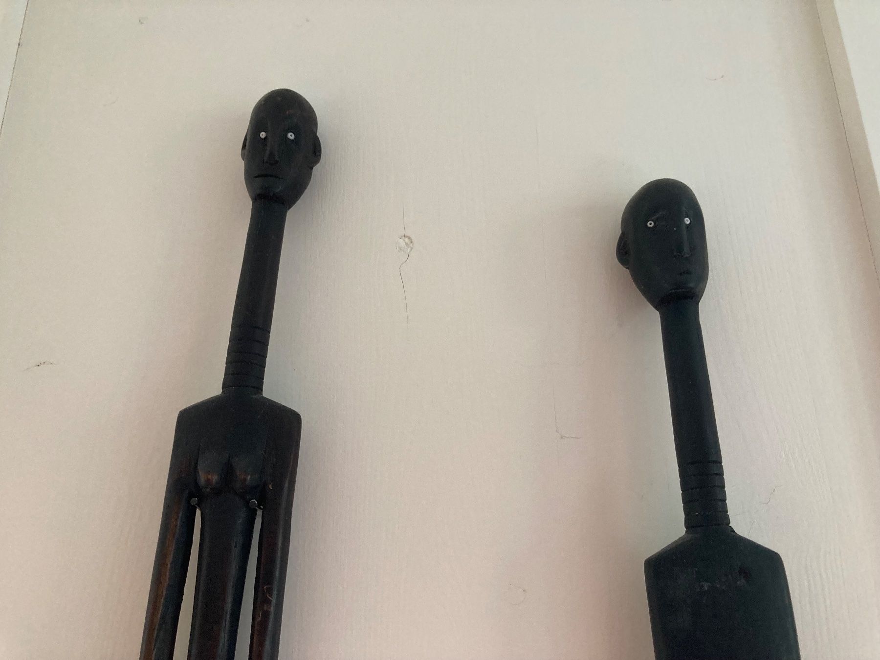 Statuette: Zwei Afrikanische Figuren – Usato da Bolligen venduto da abara1 2