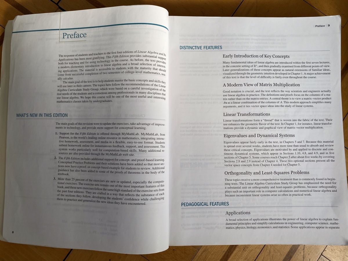 Libri: Linear Algebra and its Applications von David C. Lay – Usato da Rorschach venduto da Fliegenflieger 5
