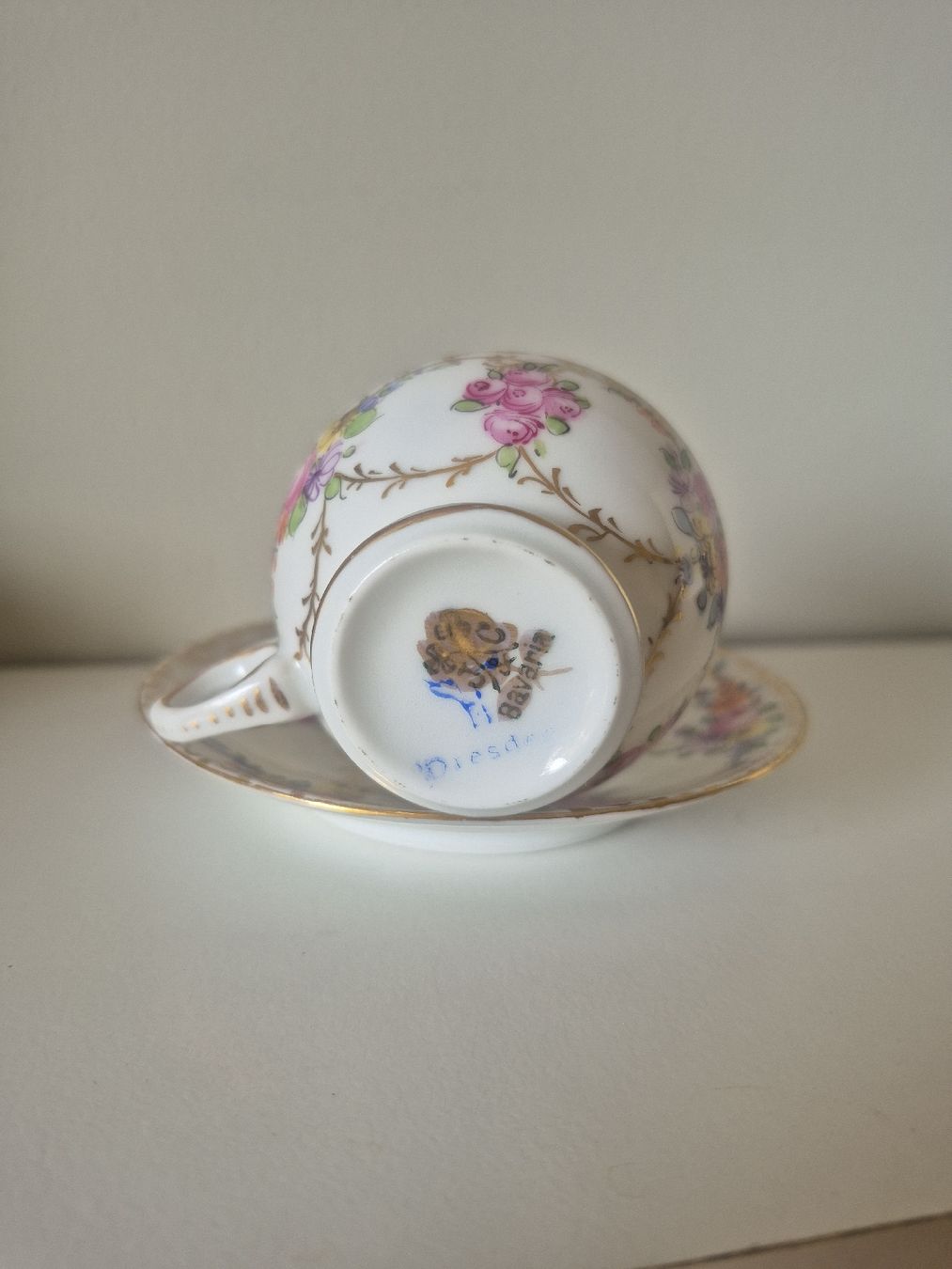 Tassen: Espresso Tassen mit Blumendekor – Gebraucht aus Bern von san_kcw5 6
