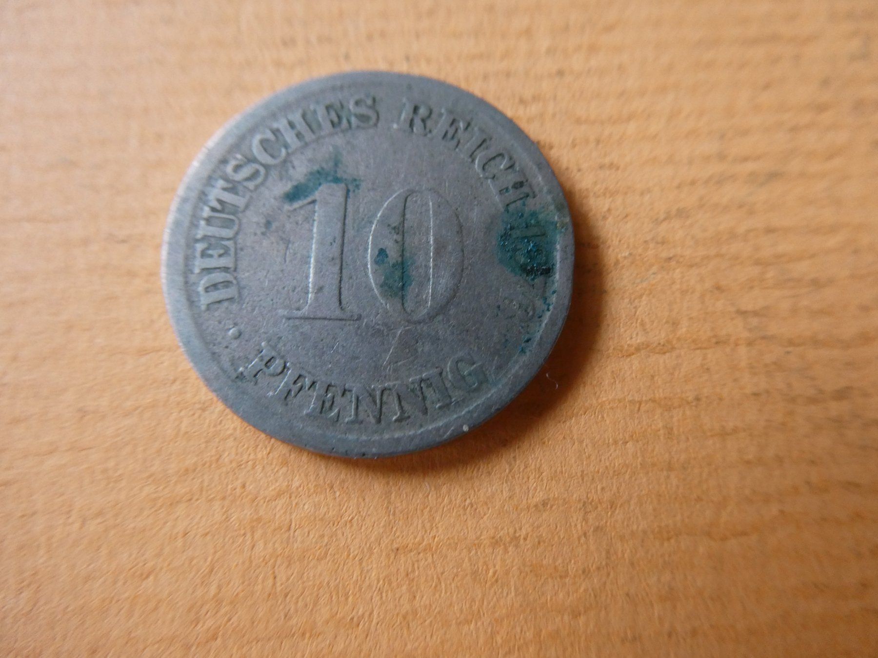 Toutes les monnaies: Dt. Reich 1876 E, 10 Pfennig – D'occasion à Hinterforst par Rohusri