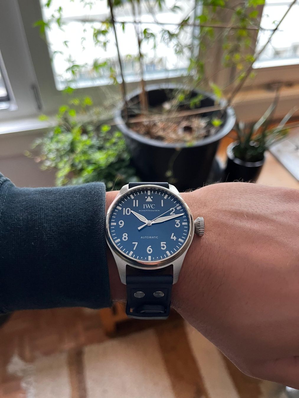 IWC Uhren: IWC Big Pilot 43, Full Set + Kautschukband – Gebraucht aus Schaffhausen von immervali 1