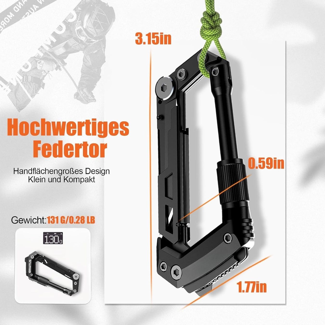 Alle Werkzeuge: Camping Multitool 8in1 Karabiner Flaschenöffner – Neu und originalverpackt aus St. Gallen von sch_zsz7 3