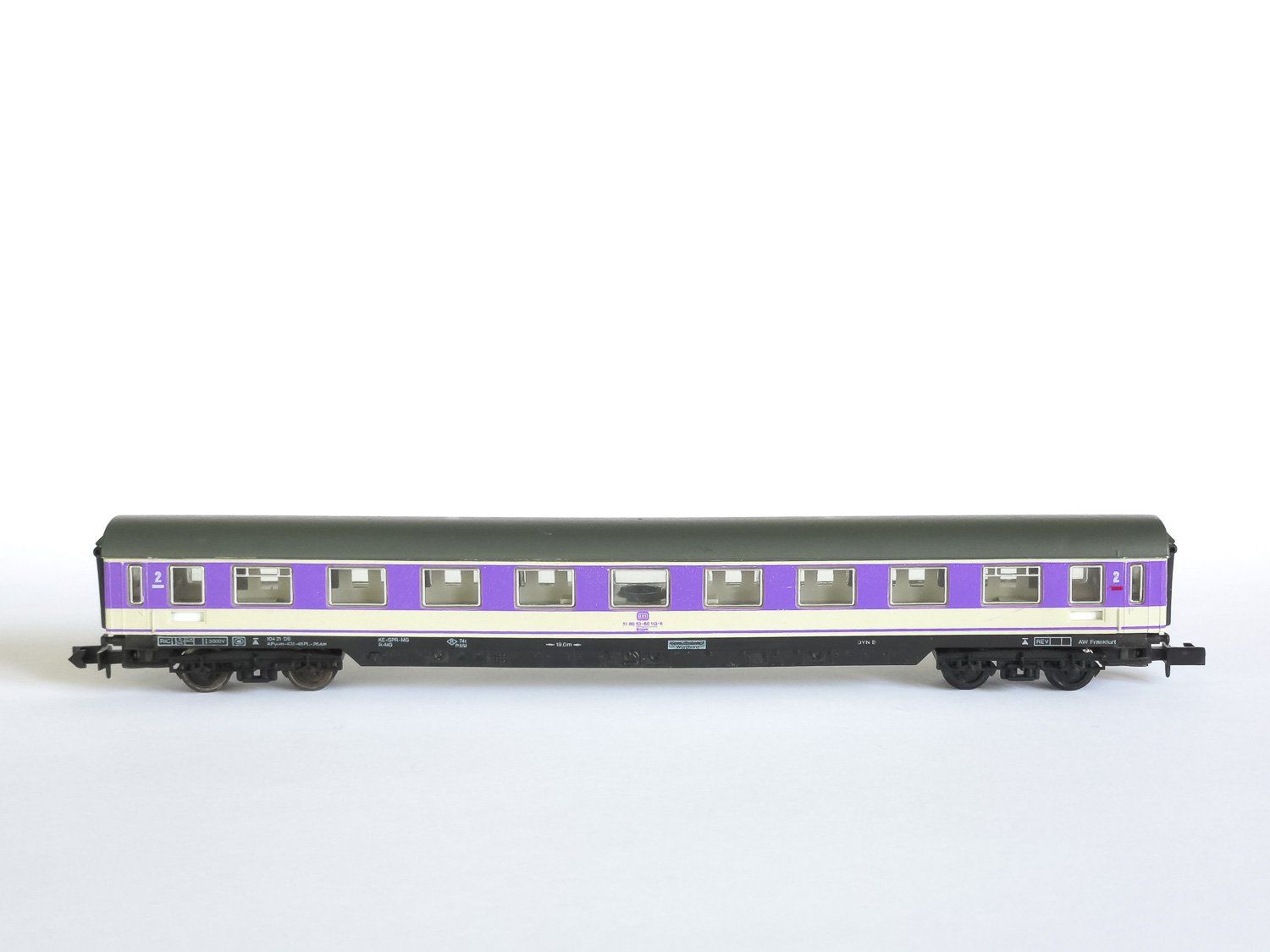 Arnold Modellini di ferrovie: Arnold 3216 - DB Liegewagen Bcüm – Usato da Dietikon venduto da freiman86