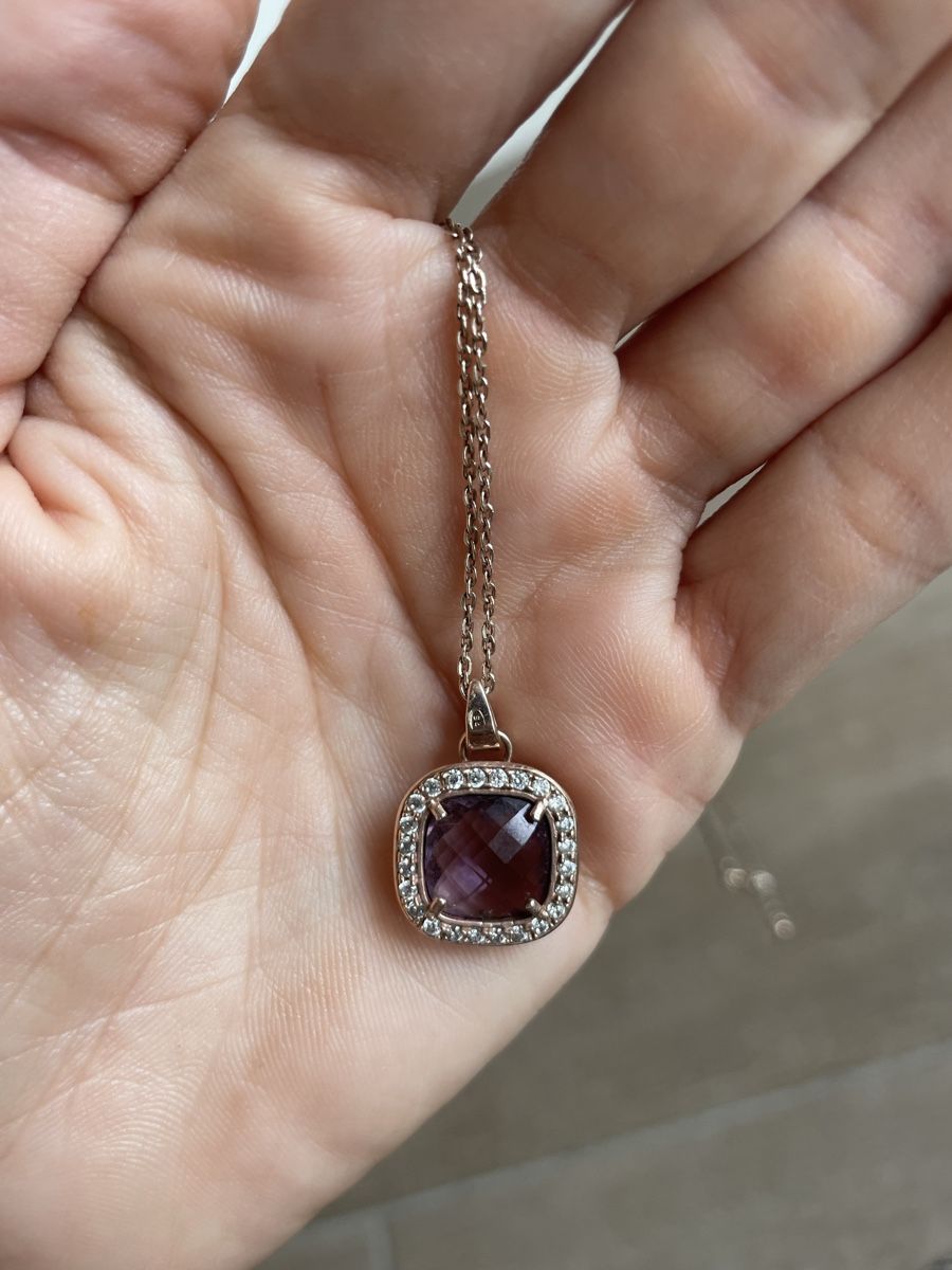 Catenine: Kette mit Anhänger Amethyst – Usato da Ottoberg venduto da aci_lq2w 1