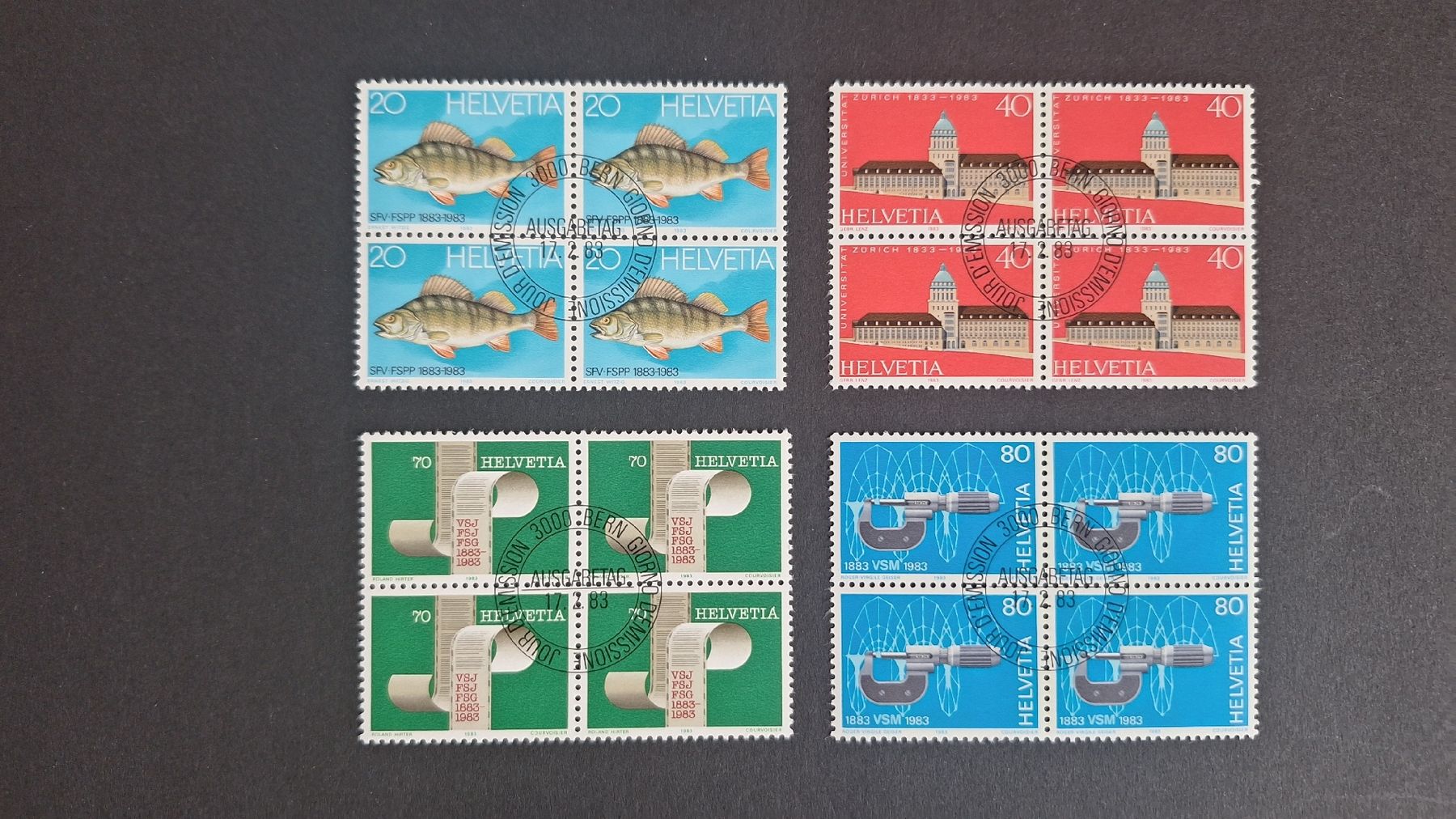 Tous les timbres: 1983 4er Block mit ET-Stempel – Neuf (Voir description) à Pratteln par walti-6060
