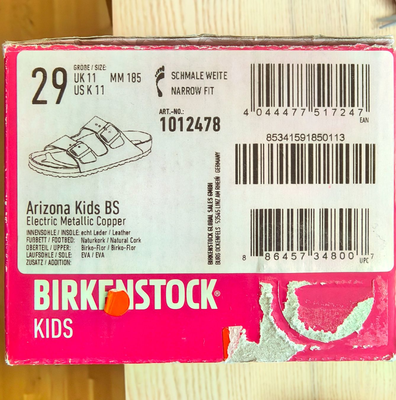 Birkenstock Scarpe per ragazze: Birkenstock Arizona Kinder – Nuovo e nell'imballaggio originale da Bad Ragaz venduto da AKahlon 2