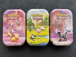 3er Set Mini-Tins Pokémon 30th Celebration | Sealed | DE