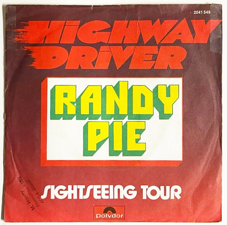 Vinyles: Single: RANDY PIE - Highway Driver – D'occasion à Frenkendorf par Yard-Sale-2000