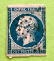 Briefmarken aus Frankreich Napoléon III (Einschrift EMPIRE 