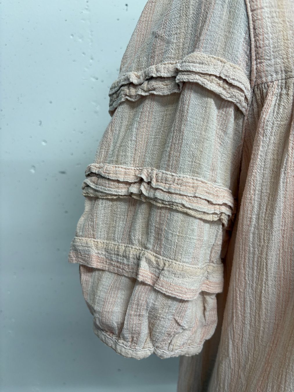 Lee Camicette: Lee Bluse mit Rüschenärmel Gr. XS rosa Baumwolle – Nuovo (secondo la descrizione) da Regensdorf venduto da secondchancefashion 3