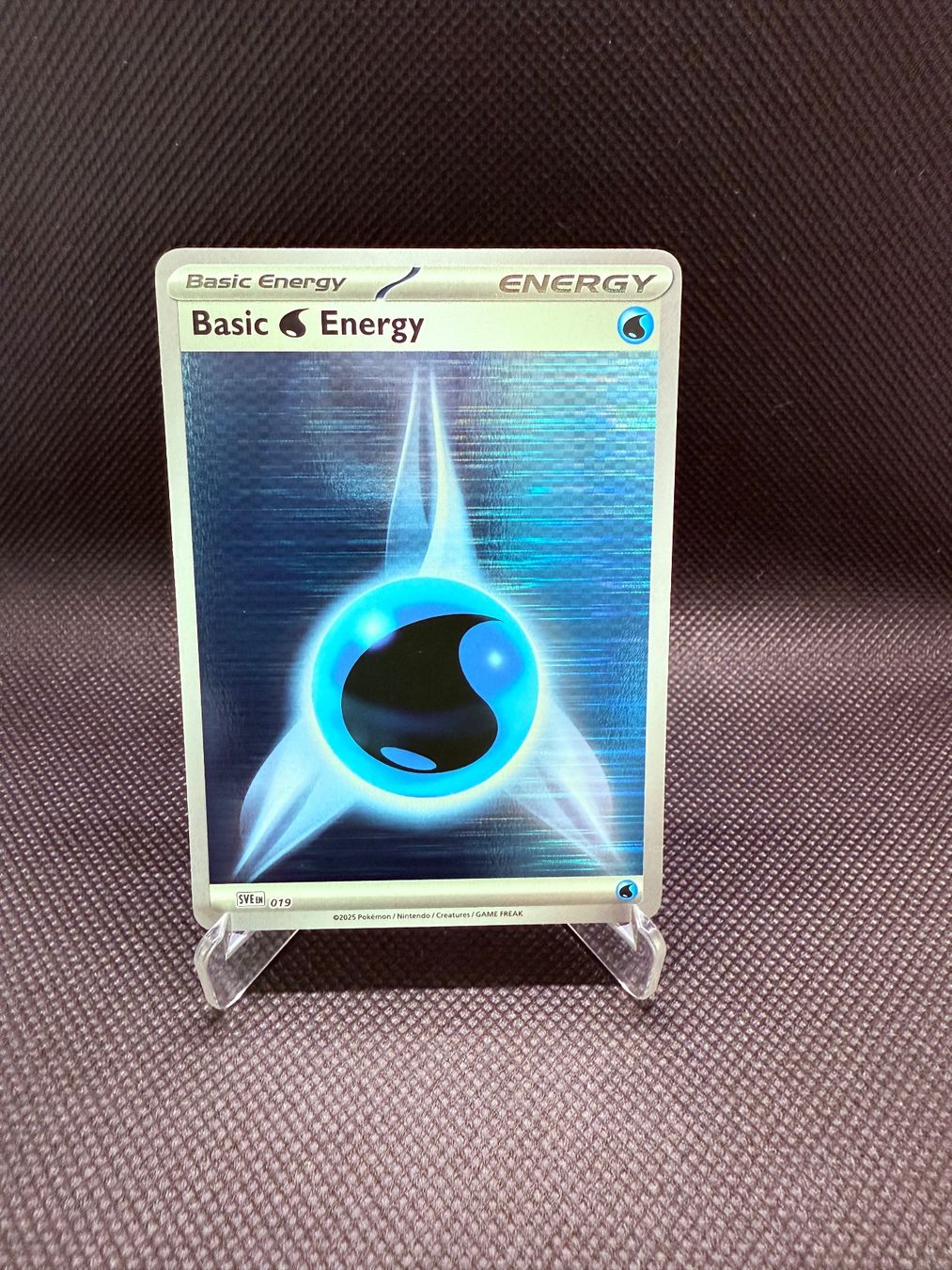 Pokémon Sammelbilder & Trading cards: Pokemon Black Bolt White Flare - Basic Water Energy Holo – Gebraucht aus Horn von Chilldone