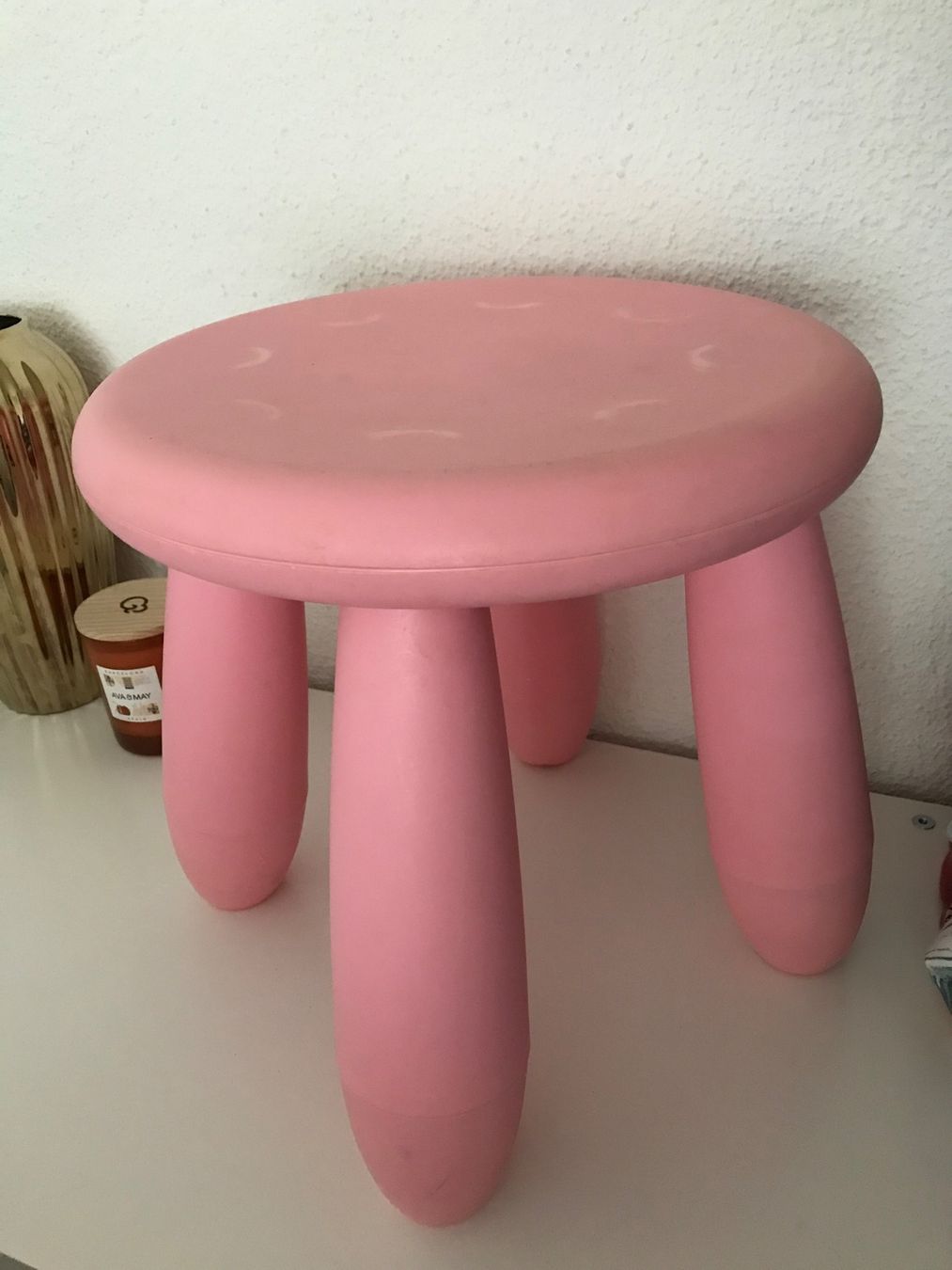 Ikea Sgabelli: Kinder Hocker Stuhl MAMMUT von IKEA rosa – Usato da Emmenbrücke venduto da Hathor123 3