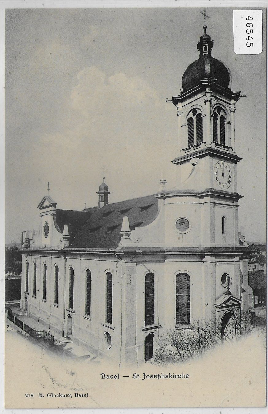 Cartoline postali: Basel - St. Josephskirche – Usato da Ettingen venduto da Kartenplanet