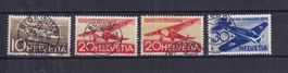 1944  POSTE Aérienne  N° F37 à F39  Oblitérés SBK
