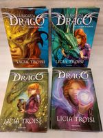 4x Libri avventura  -  La ragazza drago nr. 1-2-3-4