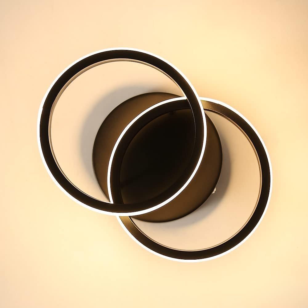 Lampadari & plafoniere: Zwei Ringe Moderne Deckenlampe Acryl Schwarz – Nuovo e nell'imballaggio originale da Châtelaine venduto da topshop.switzerland 3