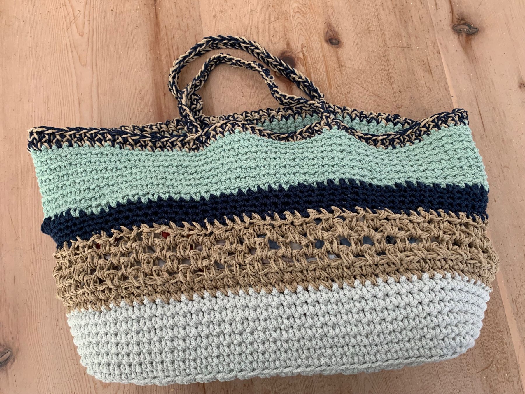 Taschen für Damen: Tolle Häkeltasche, Shopper – Neu und originalverpackt aus Rudolfstetten von medium02 1