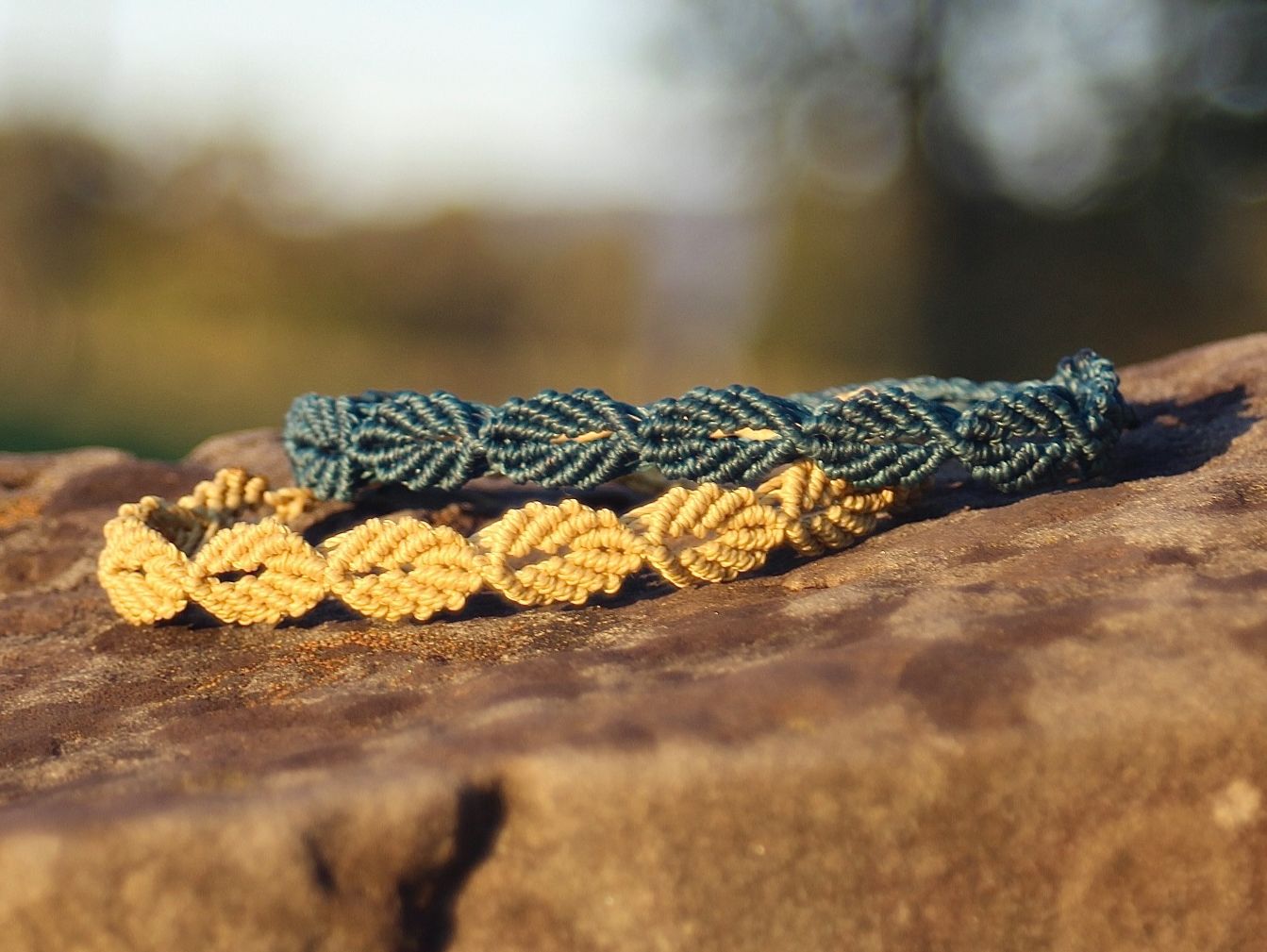 Bracciali & Braccialetti: ramina - Makramee Armband - Personalisierbar – Nuovo (secondo la descrizione) da Heerbrugg venduto da R.St27 2