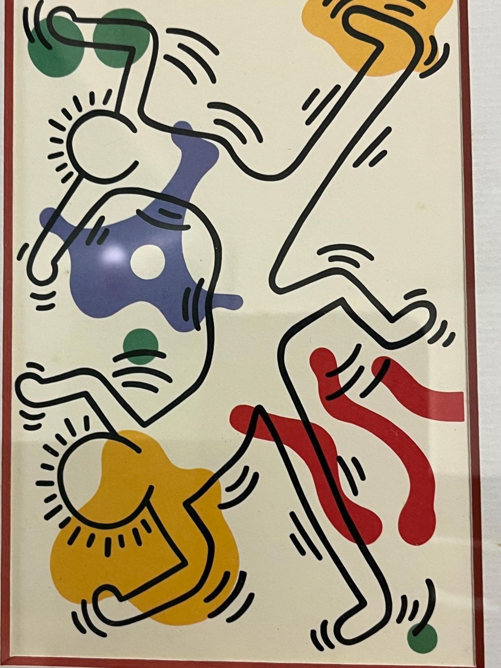 Grafica & Litografie: Sehr schön gerahmter Keith Haring Litho – Usato da Basel venduto da Kaffee_und_Kunst 3