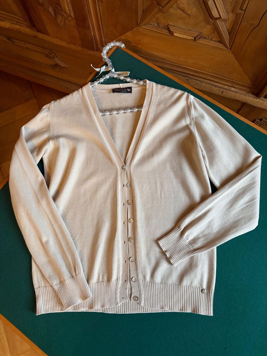 Giacche: FABIOLA Strickjacke MADE IN ITALY  Gr.L / Baumwolle / – Usato da Interlaken venduto da Bona55 8