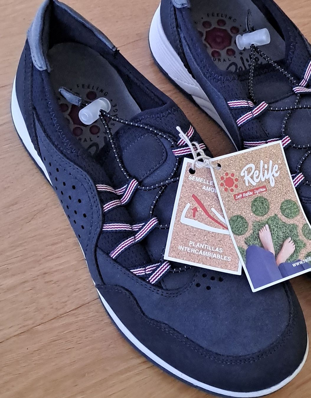 Scarpe da donna: Relife Freizeitschuhe blau neu – Nuovo e nell'imballaggio originale da Ebikon venduto da sunneschii100