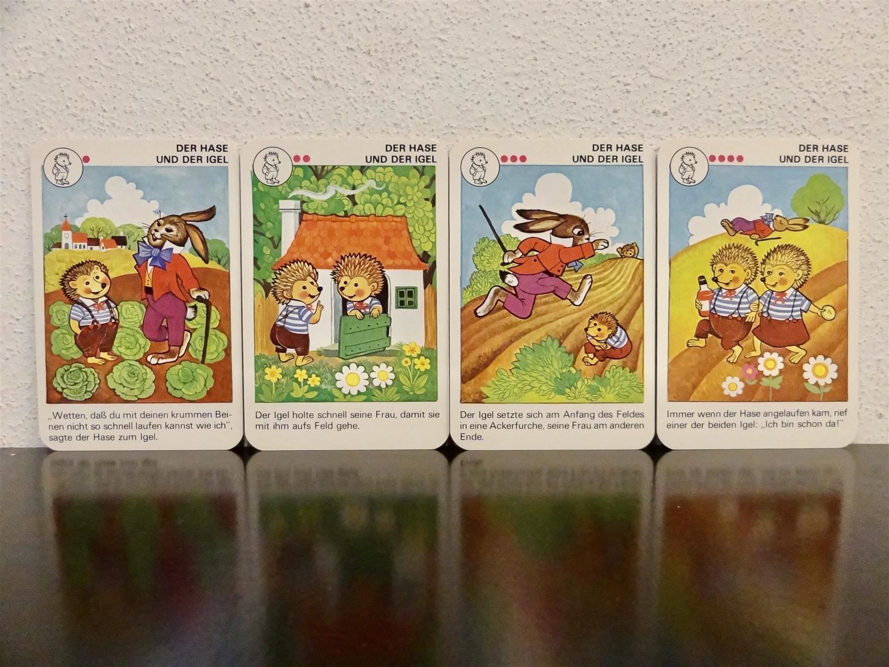 Giochi: schönes altes Quartett TIER-MÄRCHEN – Usato da Kerzers venduto da wisaundso 8