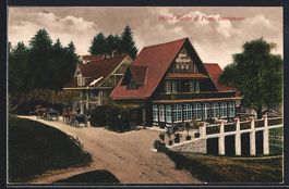 Immensee, Hotel Eiche, Post mit Strassen