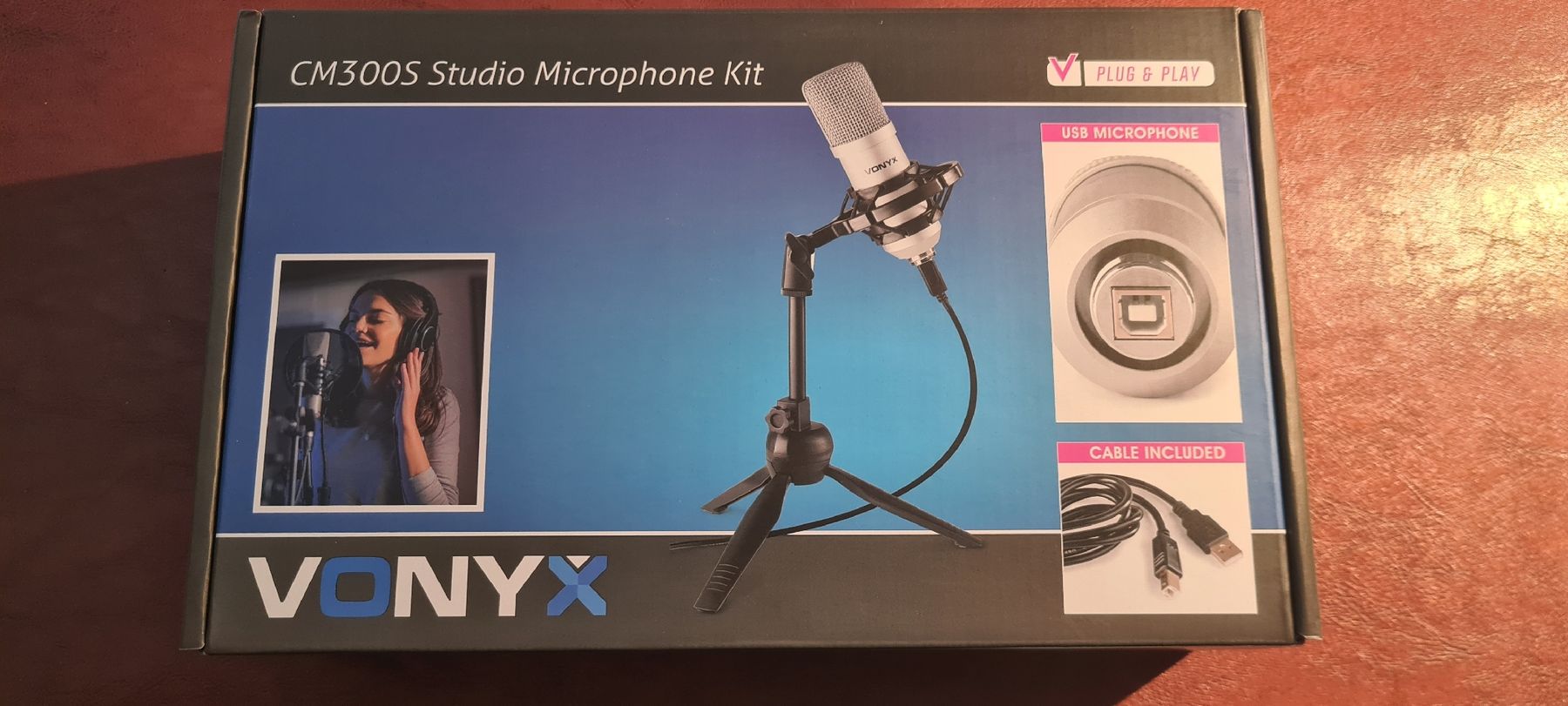 Microfoni: VONYX CM300S Kondensatormikrofon mit Ständer – Nuovo (secondo la descrizione) da Thierachern venduto da rolfdavid