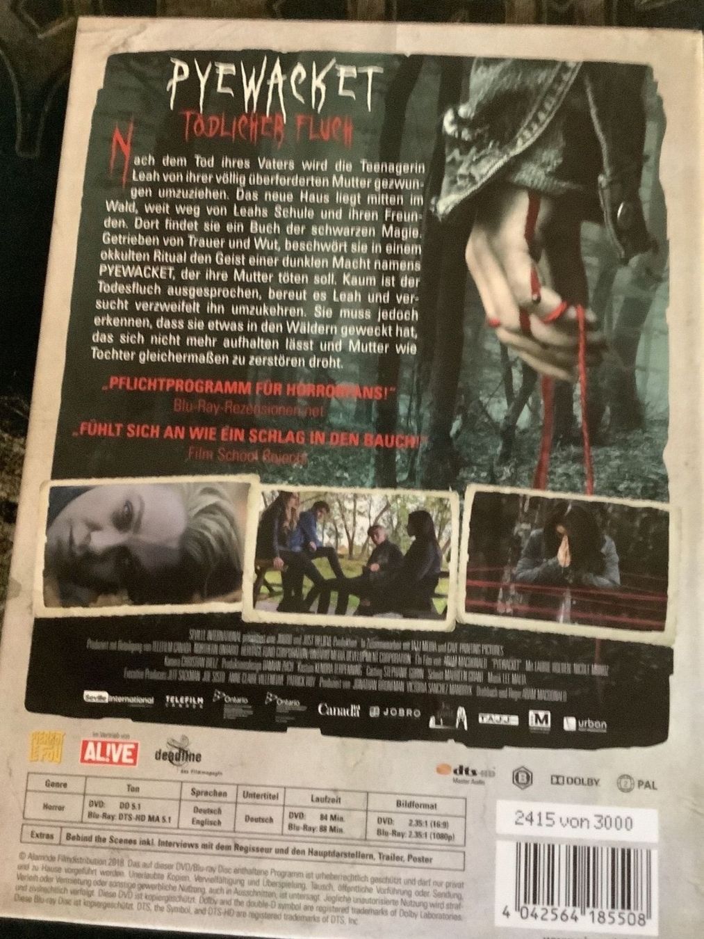 Tutti i DVDs: Pyewacket Tödlicher Fluch Mediabook UNCUT! – Nuovo (secondo la descrizione) da Oberkirch LU venduto da ThE_CoLLecTor666 1