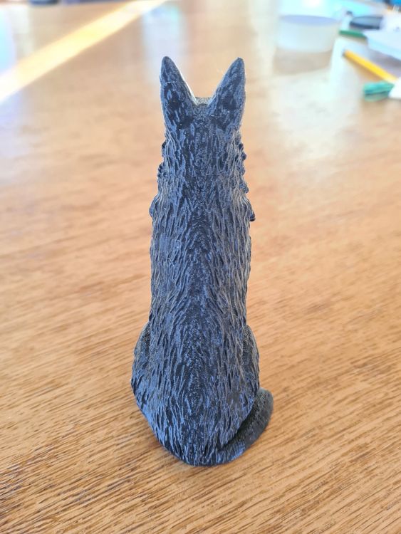 WHJDPP Vorhang Mit Schäferhund-Druck - 137x45 Cm Für Küche & Bad