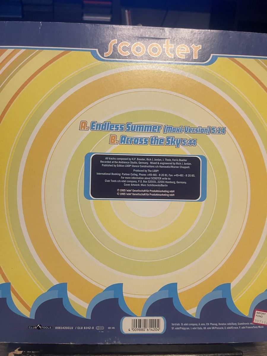 Dischi in vinile: Scooter / Endless Summer  – Usato da Dagmersellen venduto da stonefinger 1