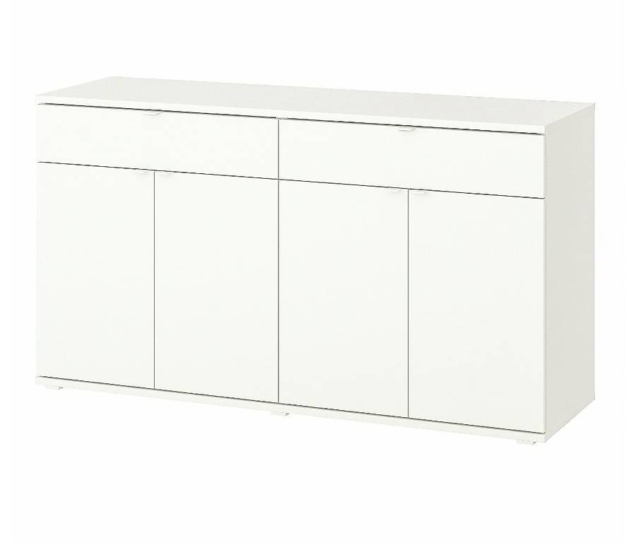 Credenze: Vihals buffet bianco 140x37x75 – Usato da Gambarogno venduto da nat_qs7w