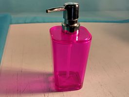 Seifenspender pink, Kunststoff