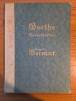 📚 Goethe Gedenkblätter Weimar – Goethe-Nationalmuseum – ca.