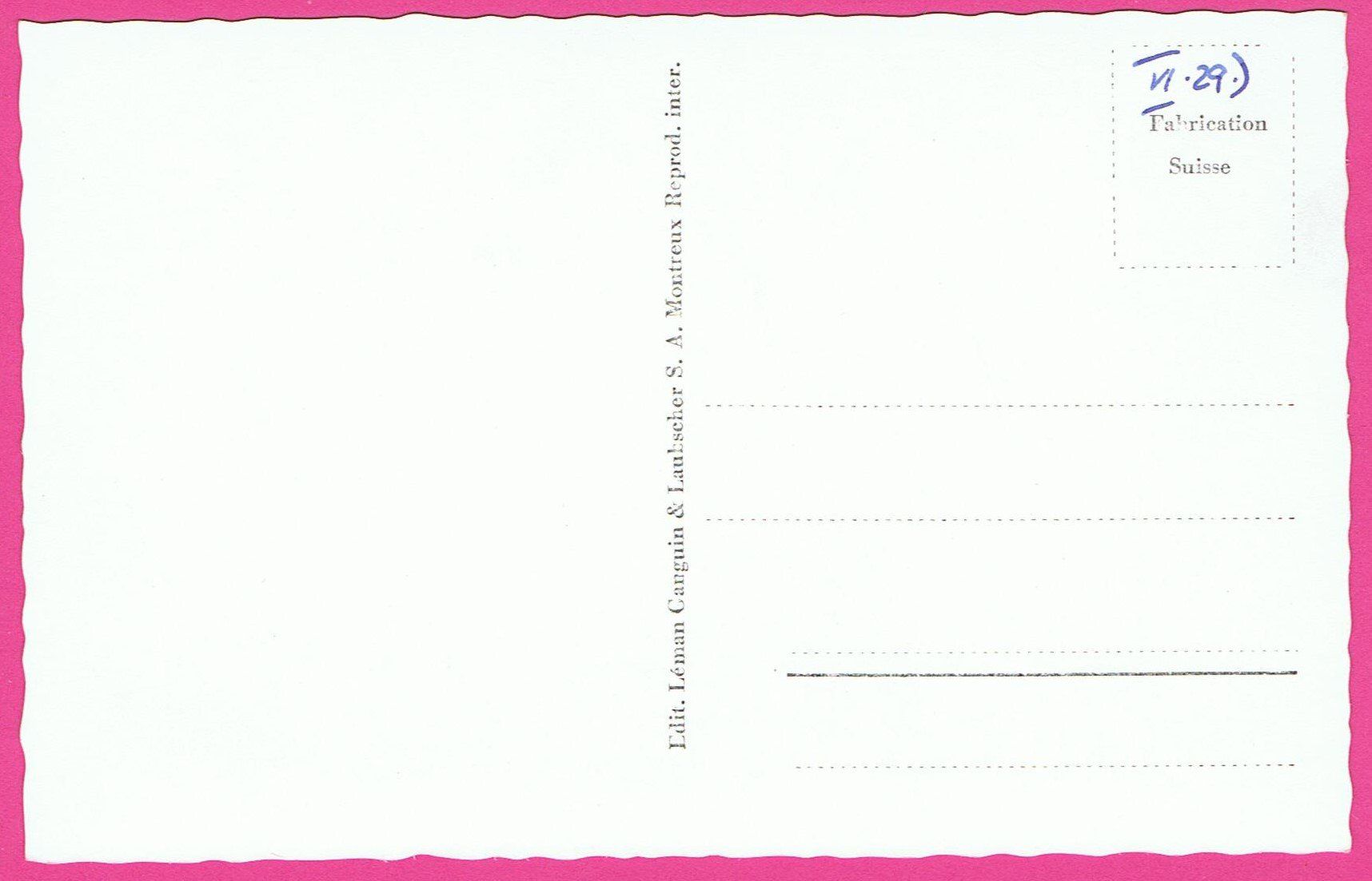 Cartes postales: Montreux – D'occasion à Einsiedeln par dillie 1