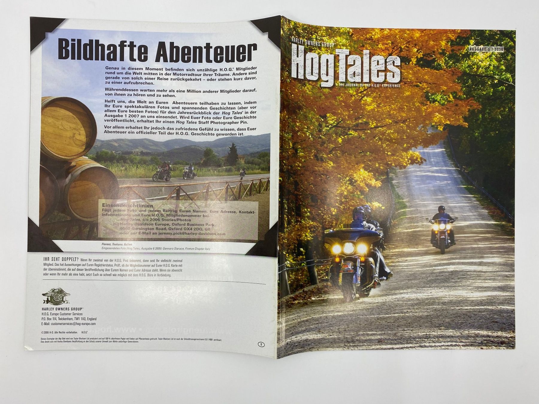Riviste & Magazine: Harley Owners Group HOG Magazine  HogTailes 2006 – Usato da Langwiesen venduto da Restposten-24 5