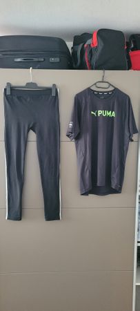 T-shirt Puma & legging Chicorée  Taille L