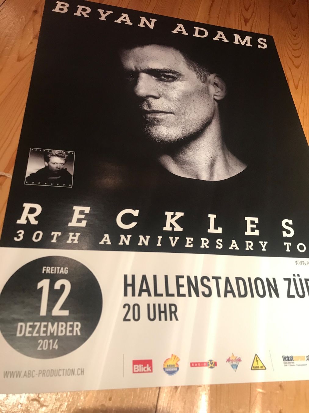 Foto & Immagini: Bryan Adams 4 Orginal Konzert Poster – Usato da Basel venduto da Stars12355 3