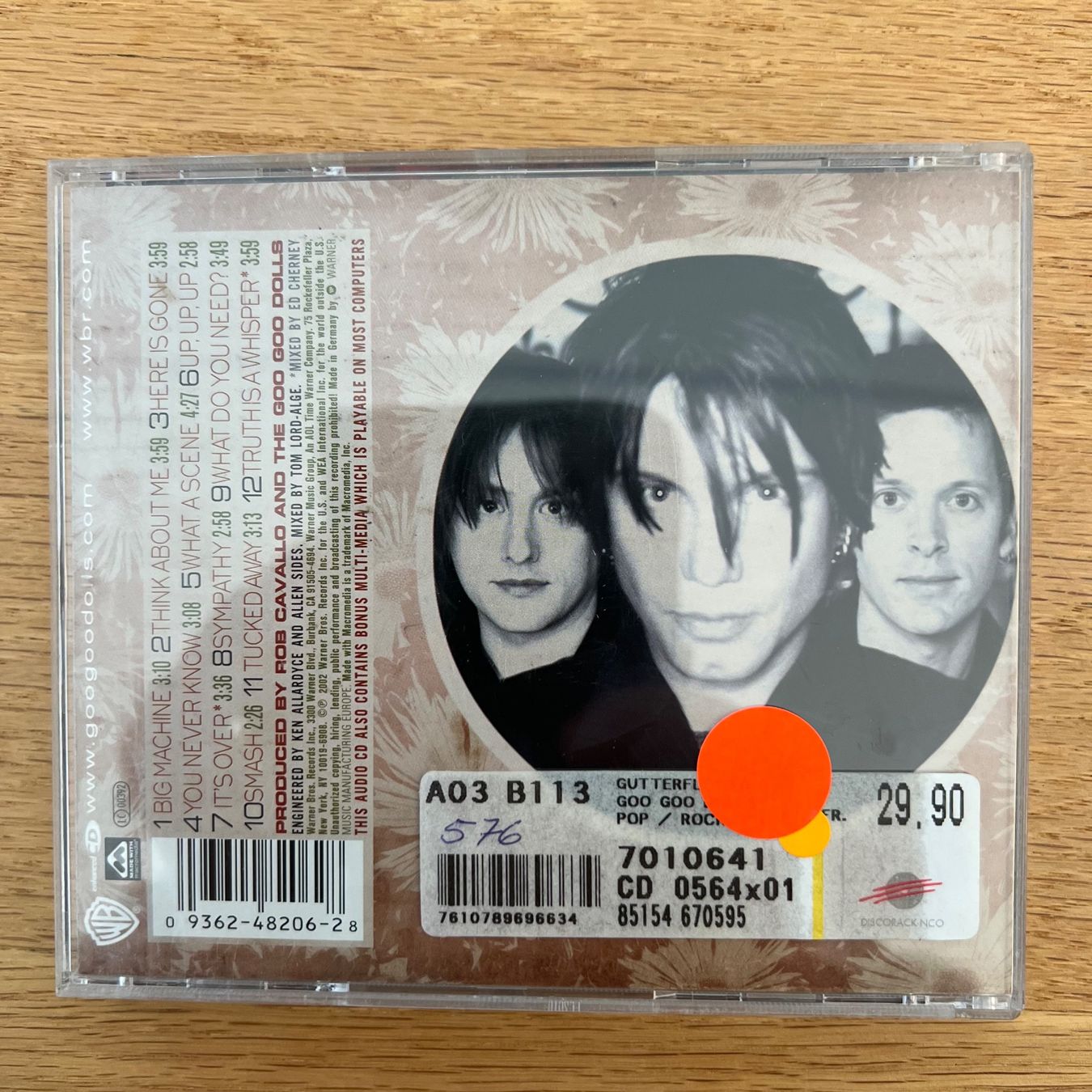 CDs: Goo Goo Dolls - Gutterflower / CD - 1. D-Press. 2002 – Gebraucht aus Gais von soundcave57 1