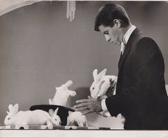 JERRY LEWIS. Original Photo 1970s  mit Pressetext rückseitig