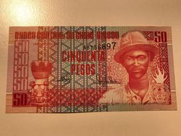 Guinea-Bissau 50 Pesos 1990 Neuwertig