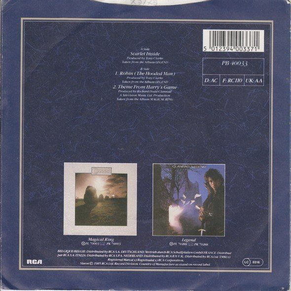 Dischi in vinile: Clannad: Scarlet Inside 7" – Usato da Steinhausen venduto da Vilivinili 1