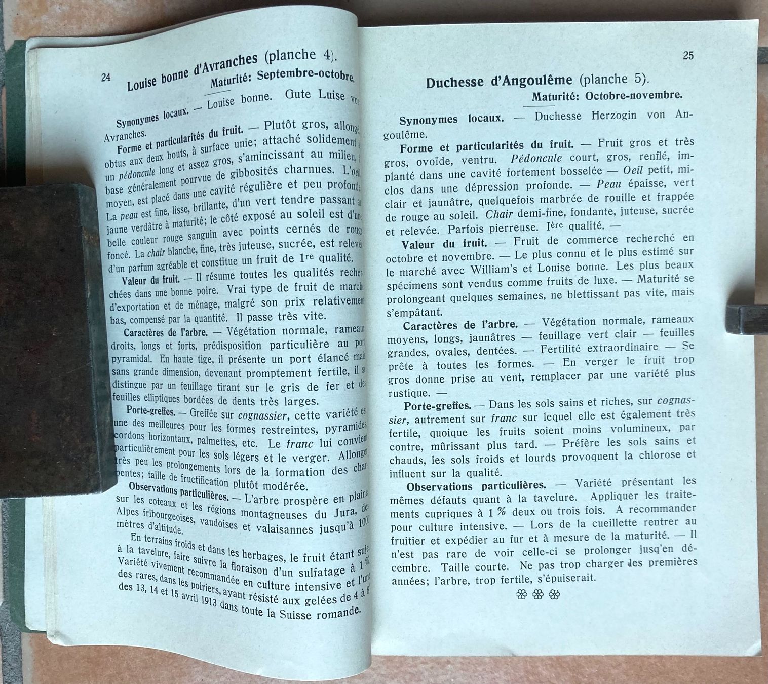 Bücher: Pomologie Romande Illustrée - 1916 – Gebraucht aus Versoix von HELVETICA_1 2