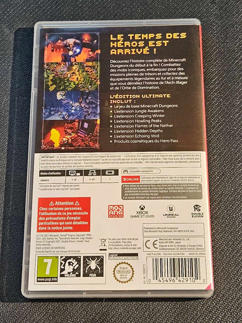 Nintendo Spiele: Minecraft Dungeons - Ultimate Edition - Nintendo Switch – Gebraucht aus Paudex von  1