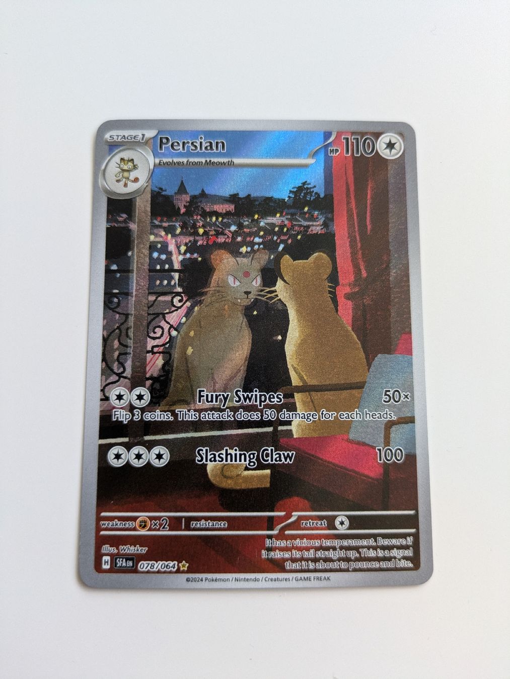 Pokémon Carte collezionabili: Persian (Shrouded Fable) – Nuovo (secondo la descrizione) da Hochdorf venduto da NoctisCaelum